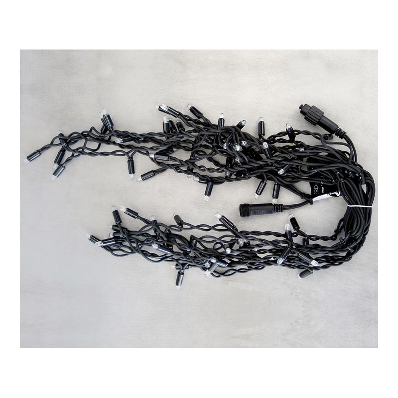 # Rideau Icicle LED, 150x200cm 152 LEDs distance entre les LED : 10cm, pour extérieur, IP44, raccordable 50x, chute150cm, sans prise, 9,2 W,  brins non interchangeables