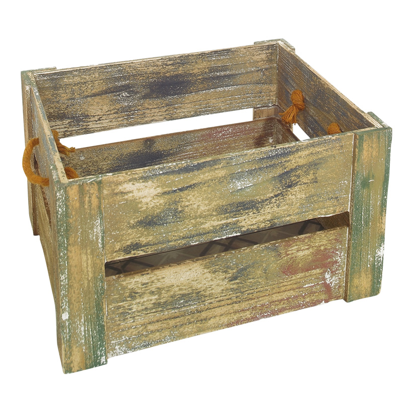 # Lattenkiste 40x32x23 cm Holz, gewischt