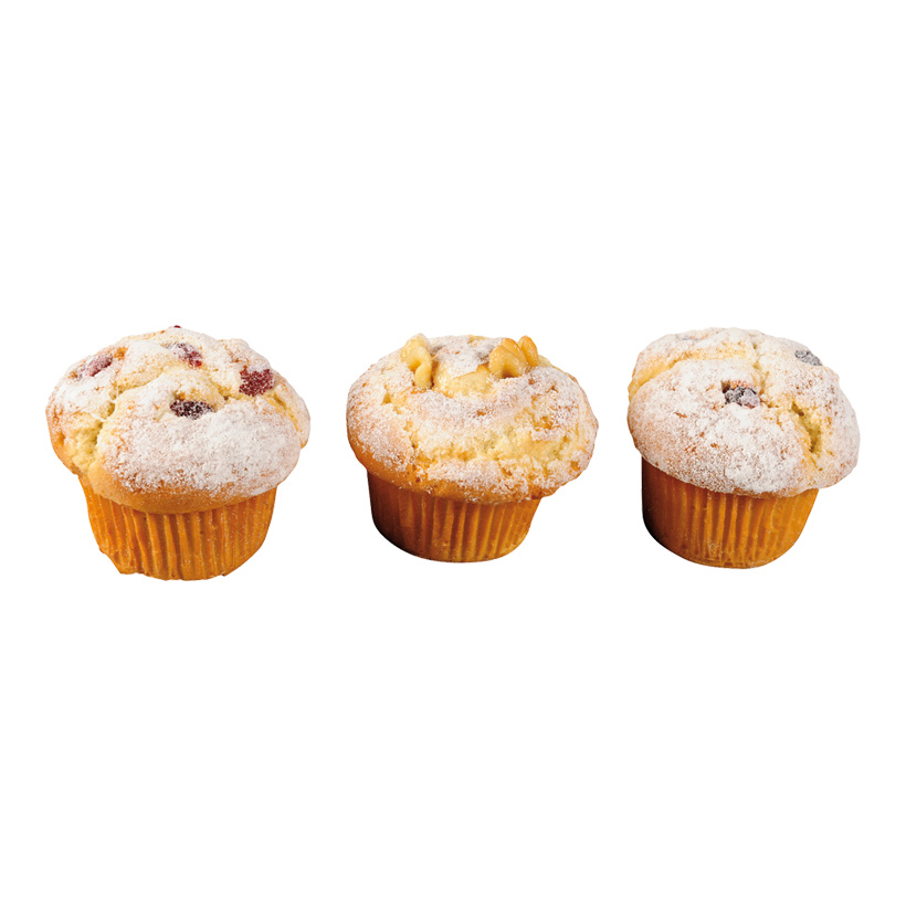 # Muffins, Muffin 8,5x7cm, 3pcs./bag, foam