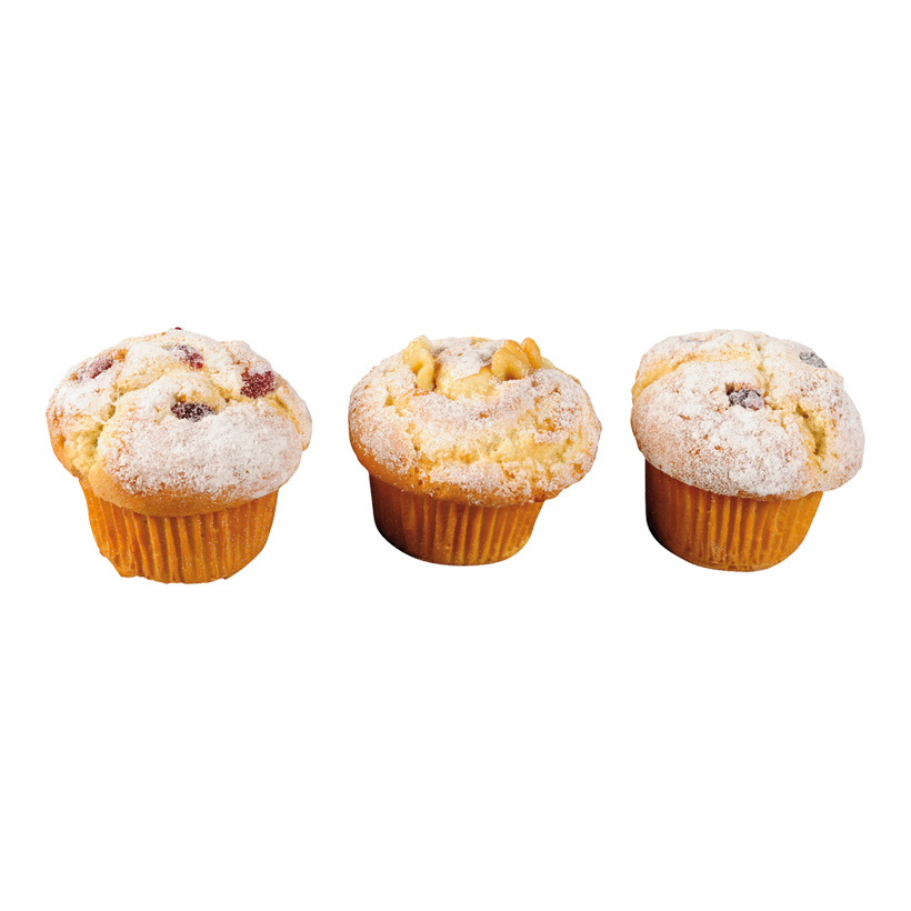 # Muffins, Muffin 8,5x7cm, 3pcs./sachet, mousse synthétique