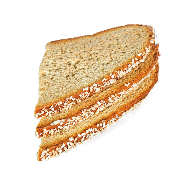 Bread slices, 17x9cm 3 pcs. in plastic bag