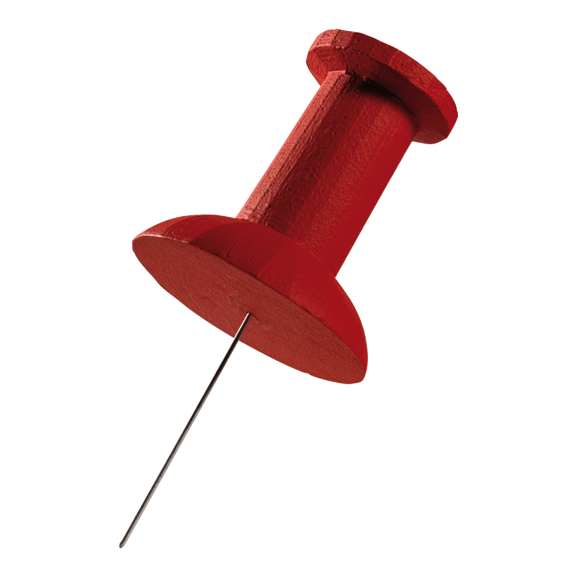 # Pinnadel, 35cm unten: Ø 11cm, oben: Ø 17,5cm aus Styropor/Metall
