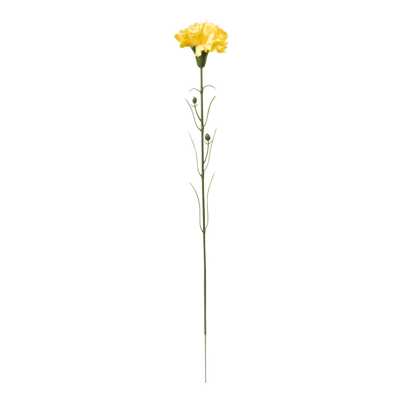 Carnation on stem, 50cm Ø8cm out of artificial silk/ plastic, flexible