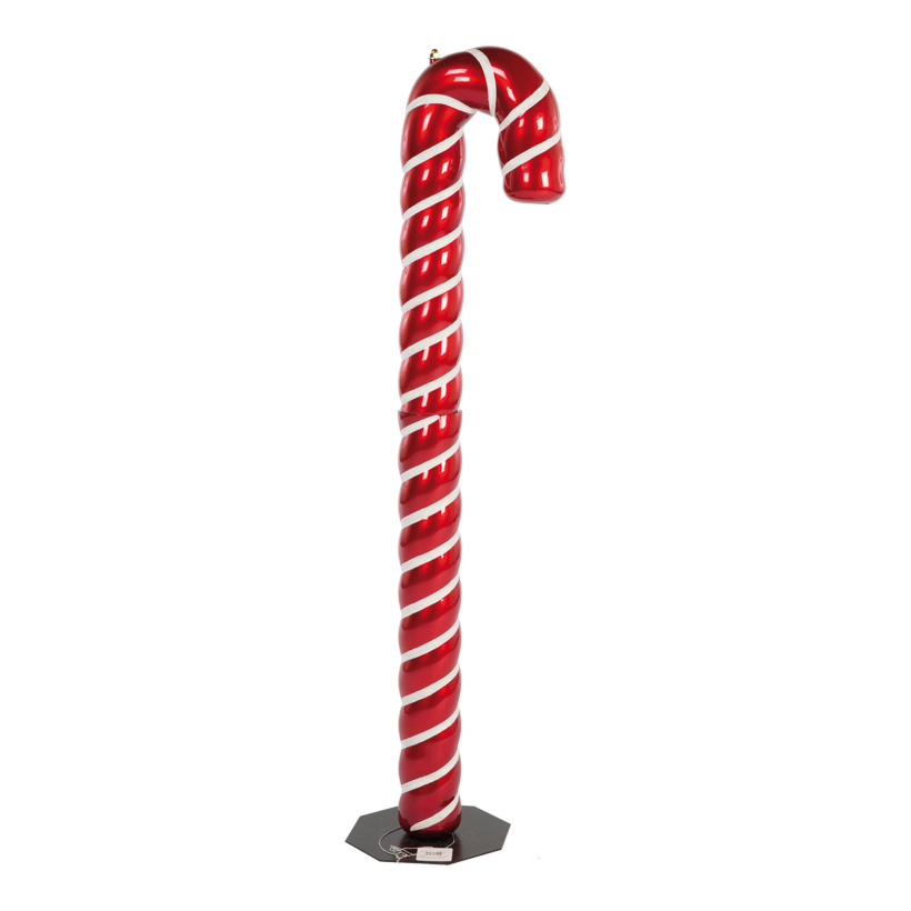 Candy stick, 125cm, with glimmer, metal base, plastic