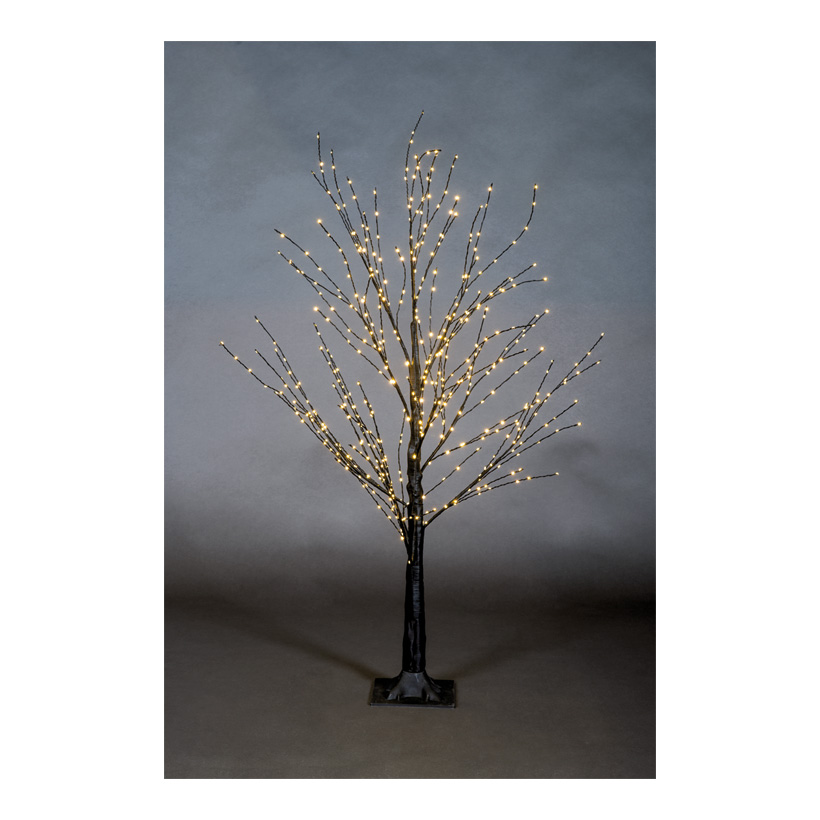 LED-Baum, 120cm Ø60cm mit 500 LEDs, 2-teilig, mit IP44 Trafo, 24V, mit  Standfuß - abama Display