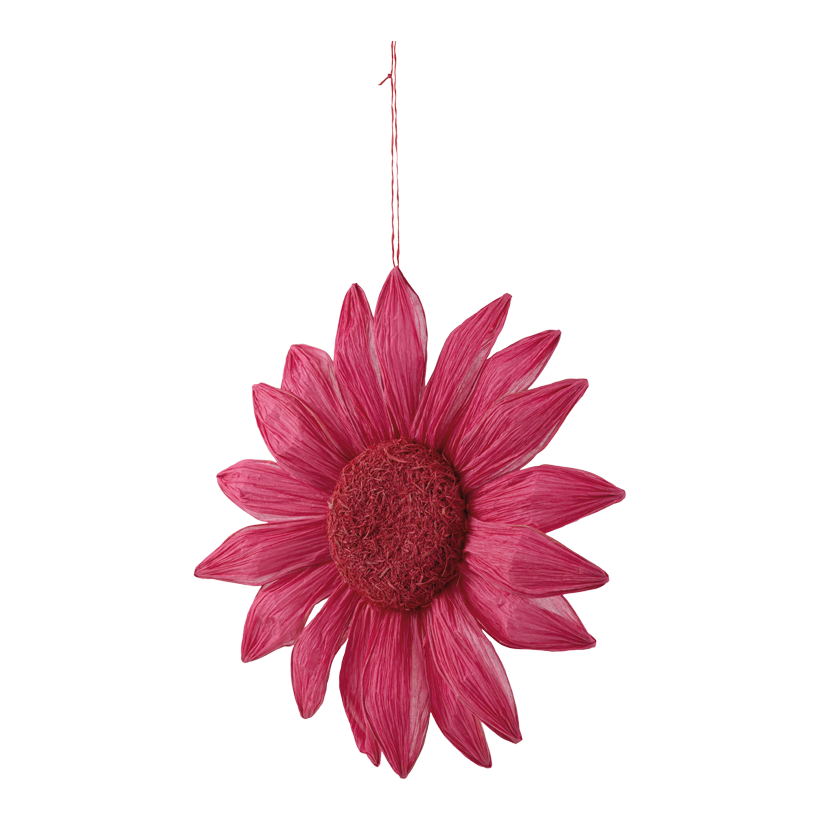 Flower out of paper, 30cm with hanger