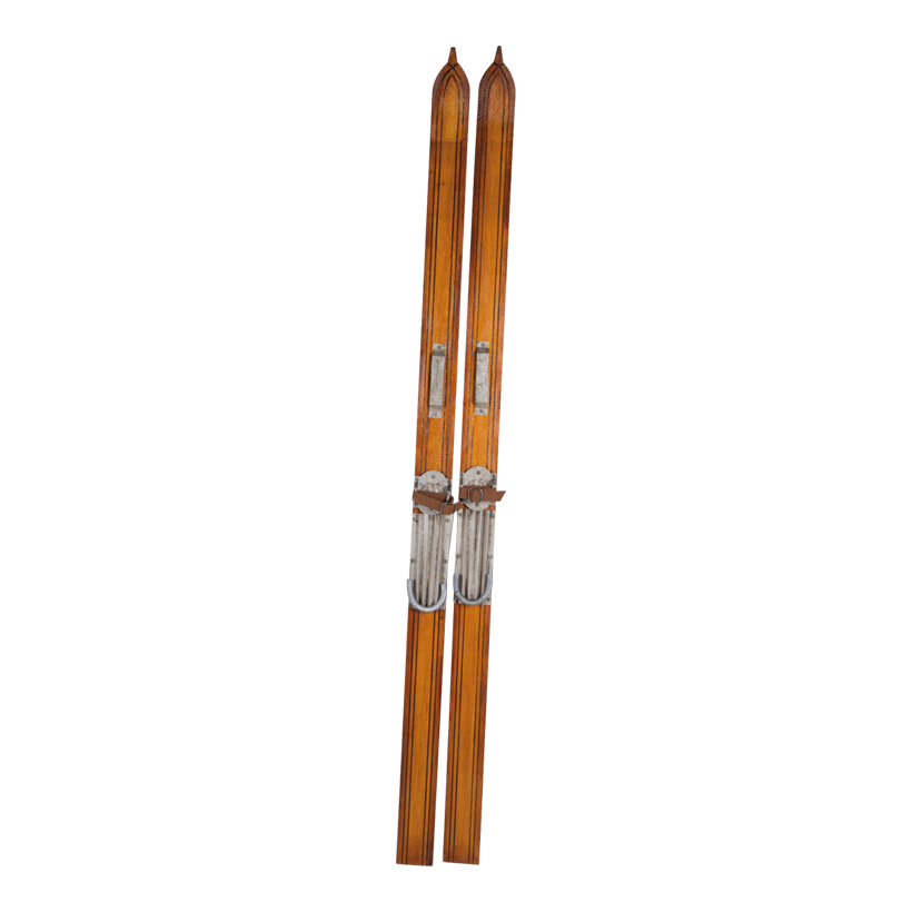 Set de ski, 180cm, 2pcs.set, bois