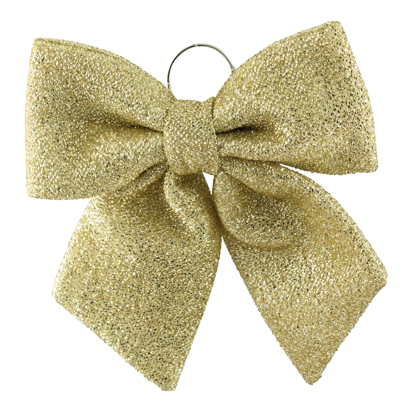 Noeud 37x34cm en tissu, scintillant, ‡ suspendre