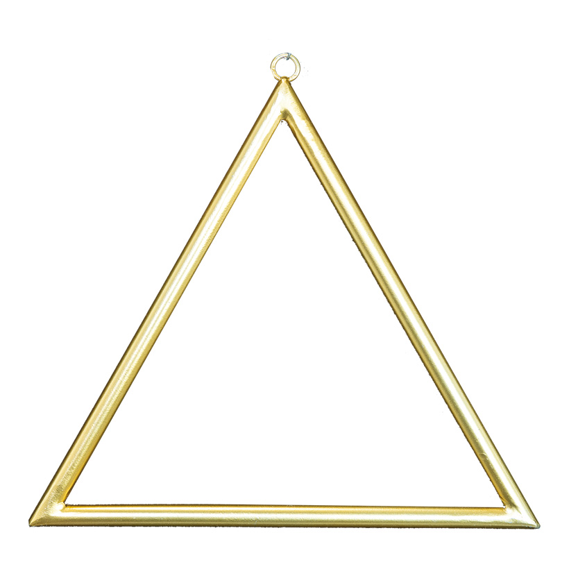 Metal frame, 30x30cm triangular, with hanger, to decorate