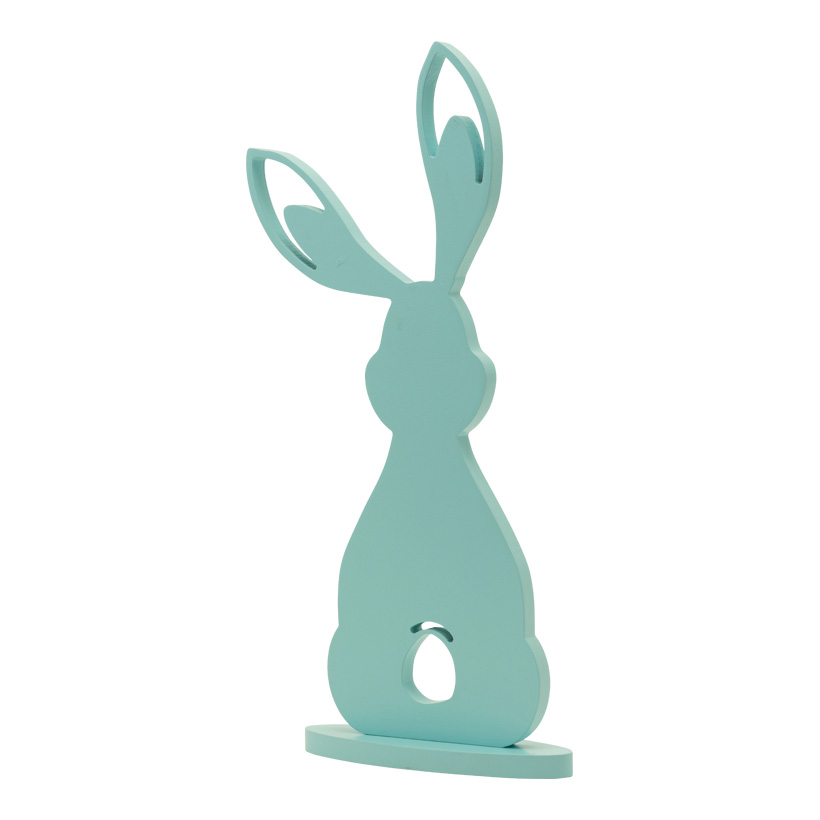 Lapin sur plaque de base 38x16cm Dicke12mm en MDF