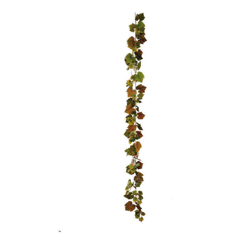 Weinblattgirlande, 200cm aus Kunststoff/Kunstseide