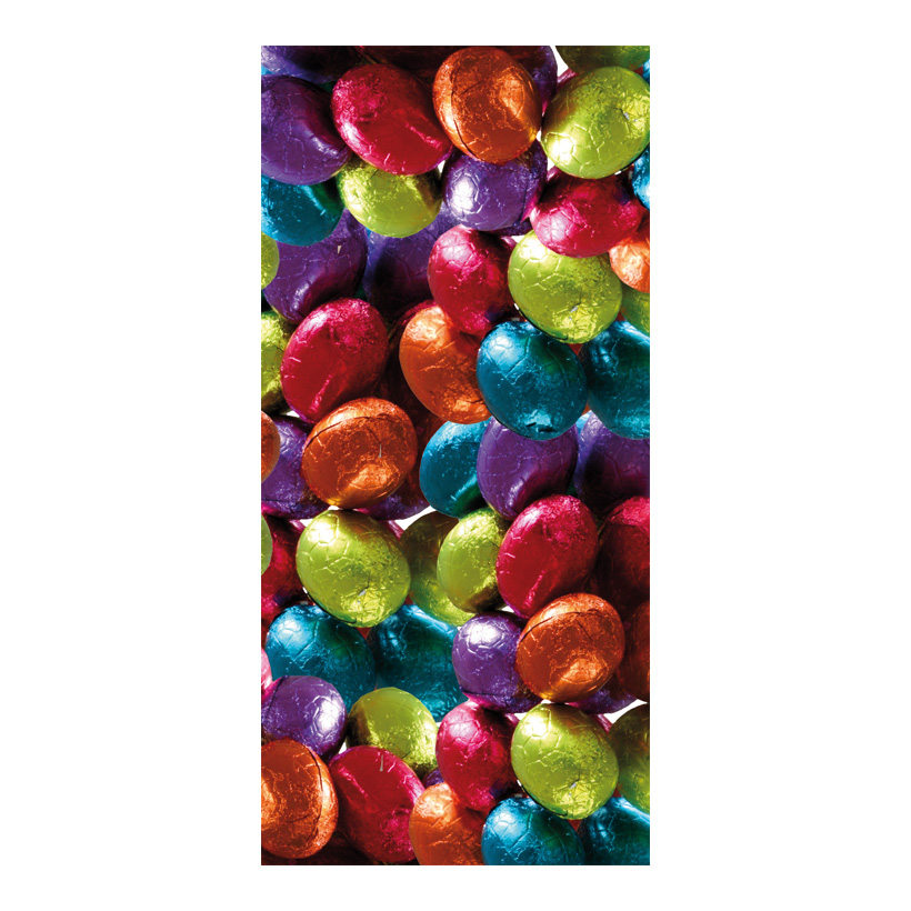 # Motivdruck "Metallic-Eier", 180x90cm Papier
