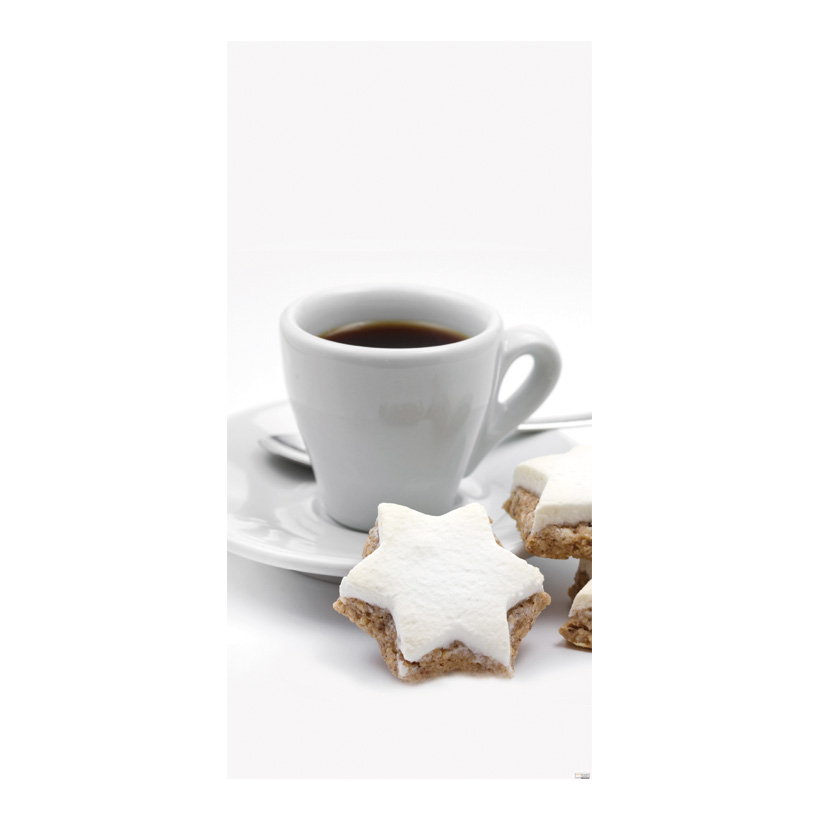 # Motivdruck "Kaffeetasse", 180x90cm Stoff