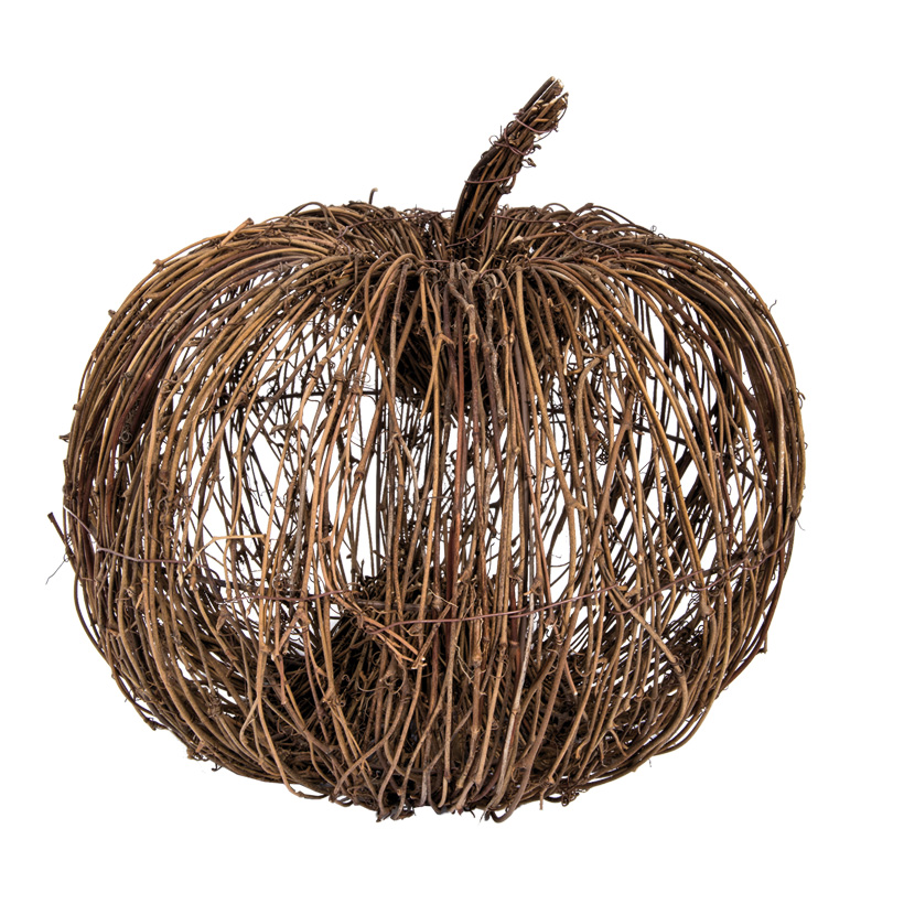 Rattan pumpkin, Ø 30cm