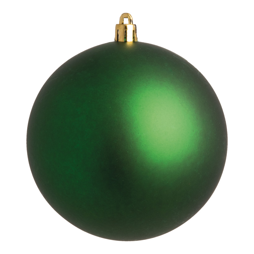 Weihnachtskugeln, grün matt, Ø 6cm 12 Stk./Blister