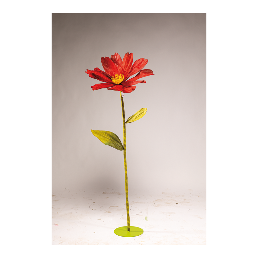 Cosmea head, Ø 60cm out of paper, with short stem