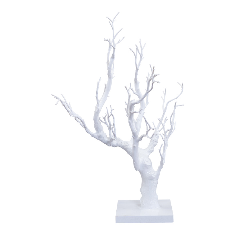 Coral tree, 45cm Holzfuß: 12x12x1,5cm out of wood/plastic