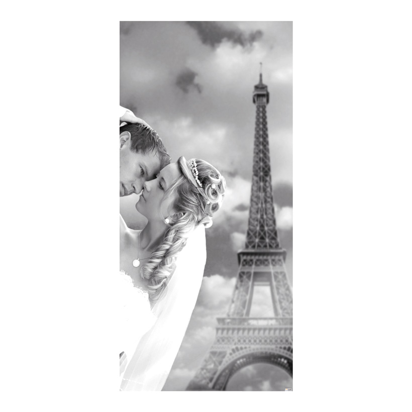 # Banner "In love with Paris", 180x90cm paper