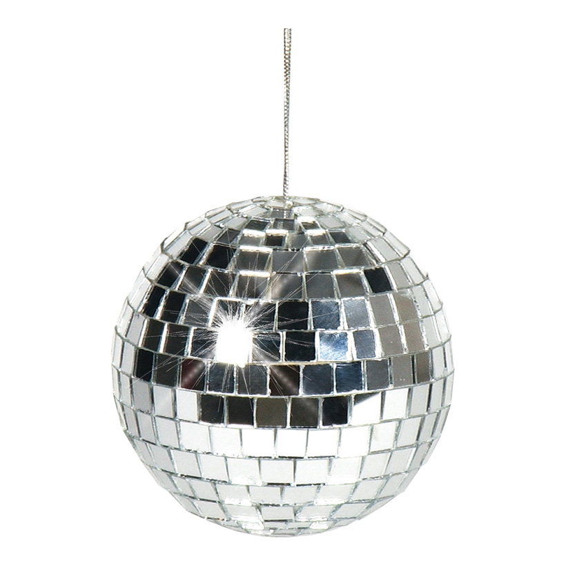Mirror ball, 100gr., Ø 10cm, styrofoam with glass discs