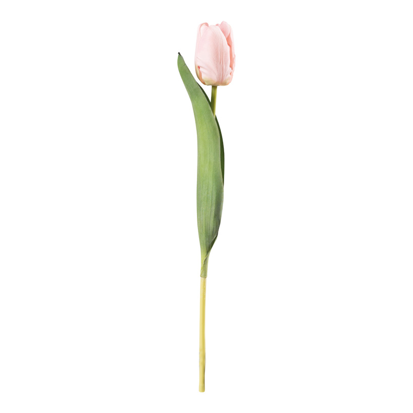 Tulipe sur tige, 36cm Ø4cm Blüte en plastique/soie synthétique, flexible, effet touche réelle