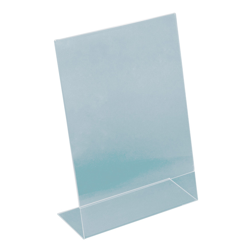 # L-Aufsteller, A4, 30x21x8cm, Plexiglas