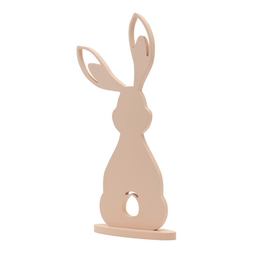 Lapin sur plaque de base 38x16cm Dicke12mm en MDF