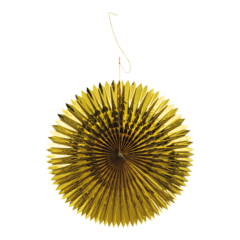 Pointed cut fan, Ø 60cm metal foil