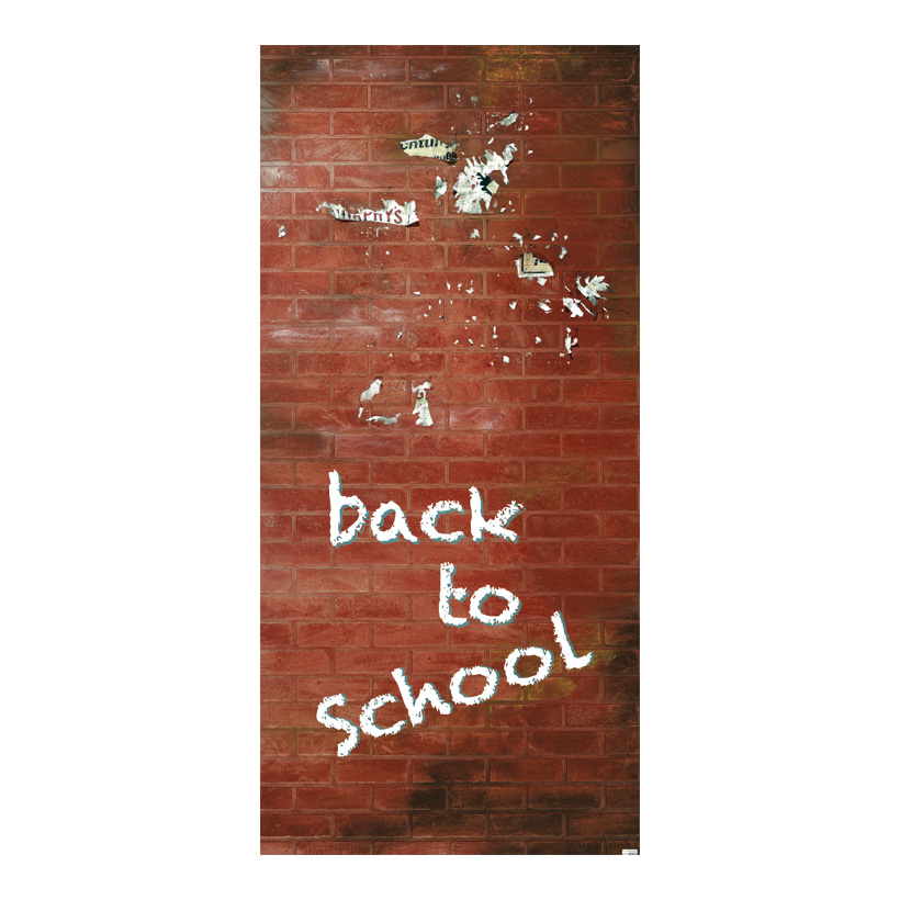 Motivdruck Back to school, 80x200cm Papier