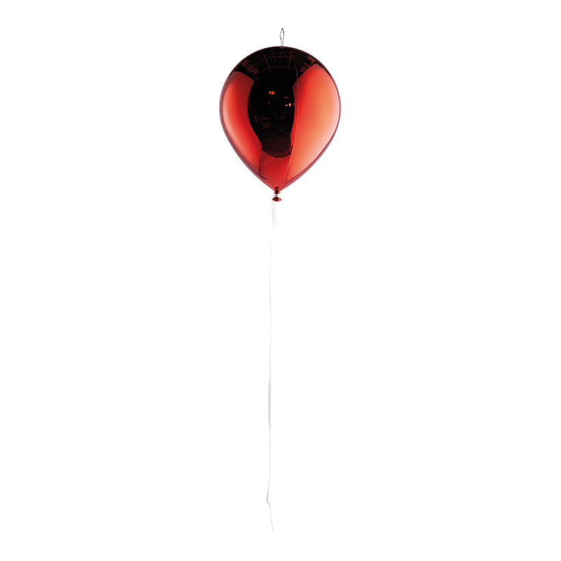 Balloon, 36cm Ø 28cm out of plastic, with hook, hanger