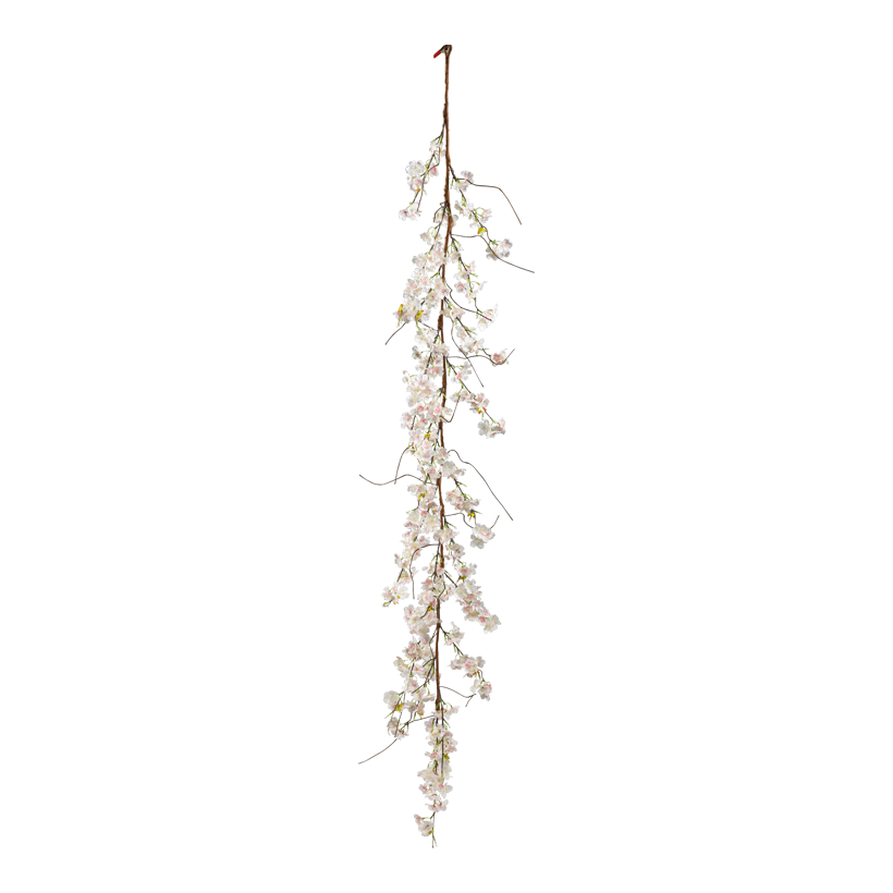 Cherry blossom garland, 180cm out of artificial silk, flexible, to hang