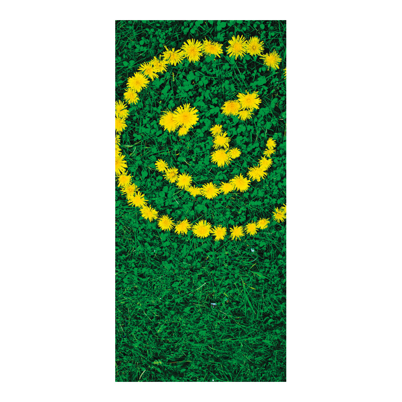 # Motif imprimé "Smiley de fleurs", 80x200cm tissu