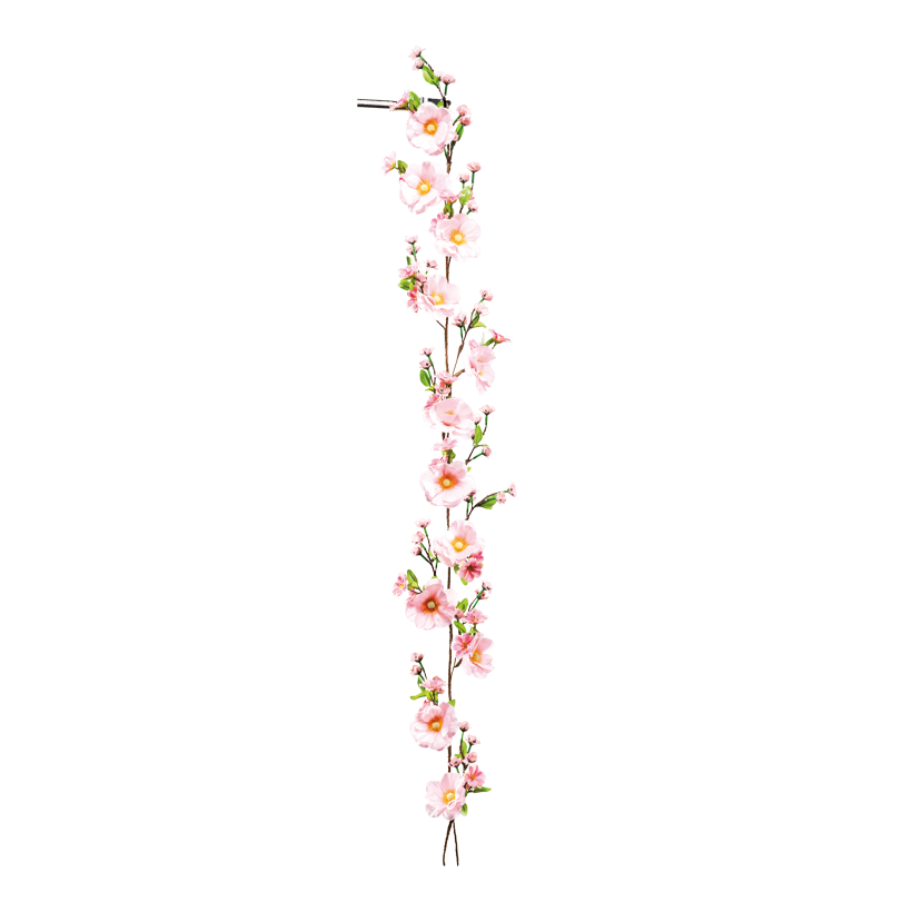 Cherry blossom garland, 120cm out of plastic/artificial silk, to hang