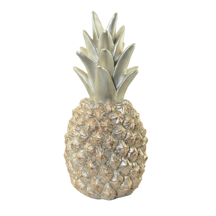 Pineapple, H: 33cm Ø: 15cm made of artificial resin