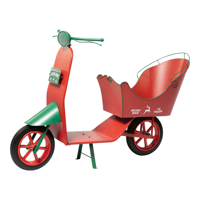 Scooter, 125x39x84cm out metal, incl. assembly instructions, for assembly