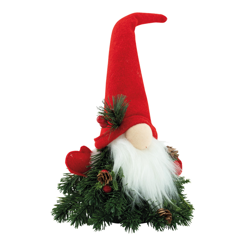 Weihnachtswichtel, 33x17x16cm aus Kunststoff/Styropor
