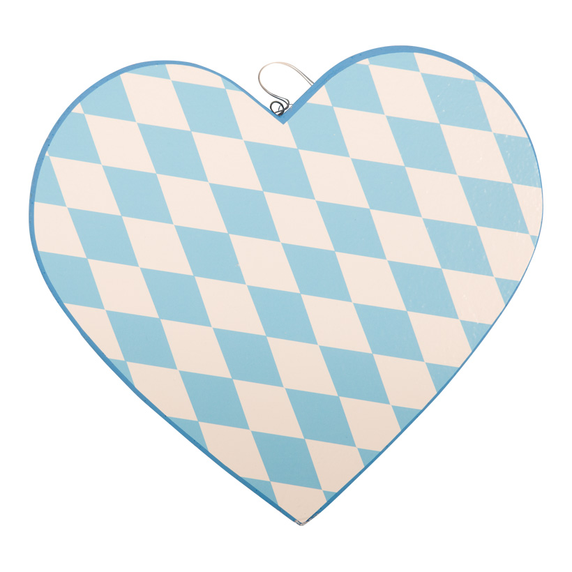 Gingerbread heart Oktoberfest, 33x30x4cm out of styrofoam, double-sided, with suspension eye