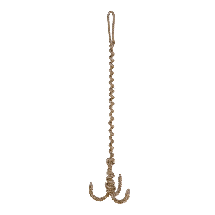 Rope with anchor hook, Ø25cm, 120cm, with real rope