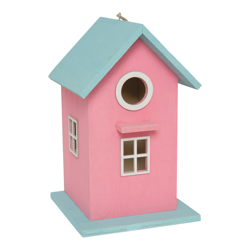 Vogelhaus, 16x16x26cm, Holz