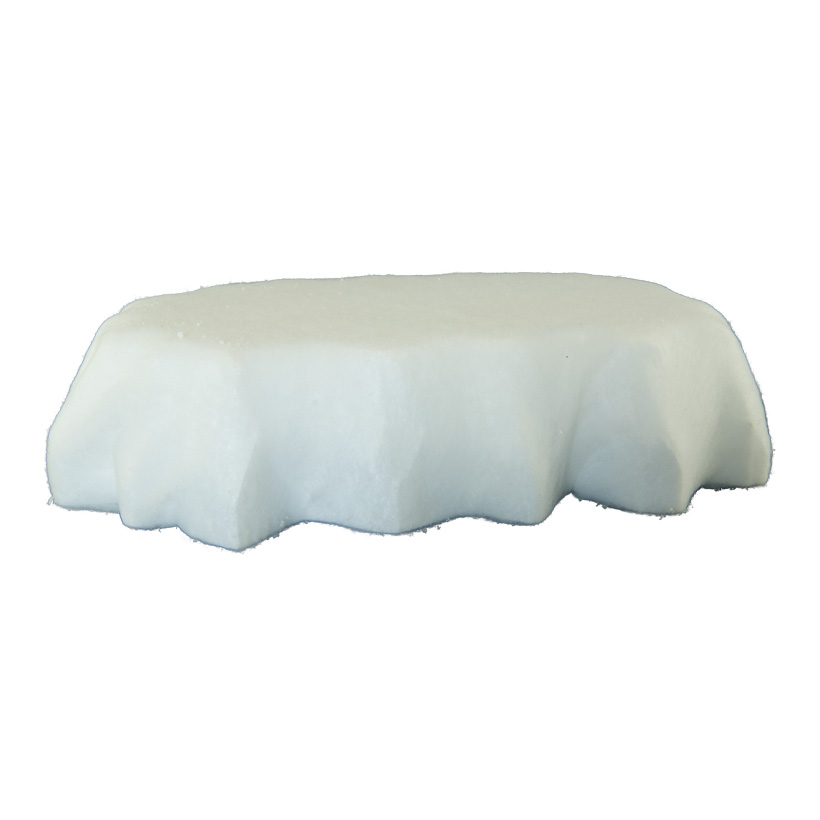 Eisscholle, 78x53x18cm aus Styropor, mit Watte überzogen