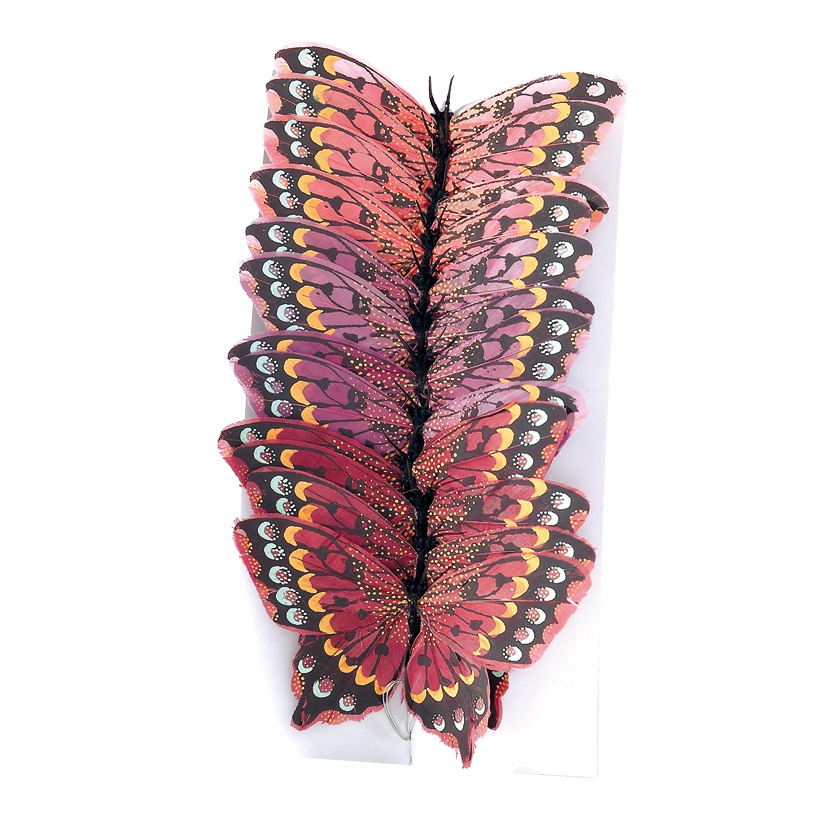 # Butterfly 12x7 cm feathers, 12 pcs.