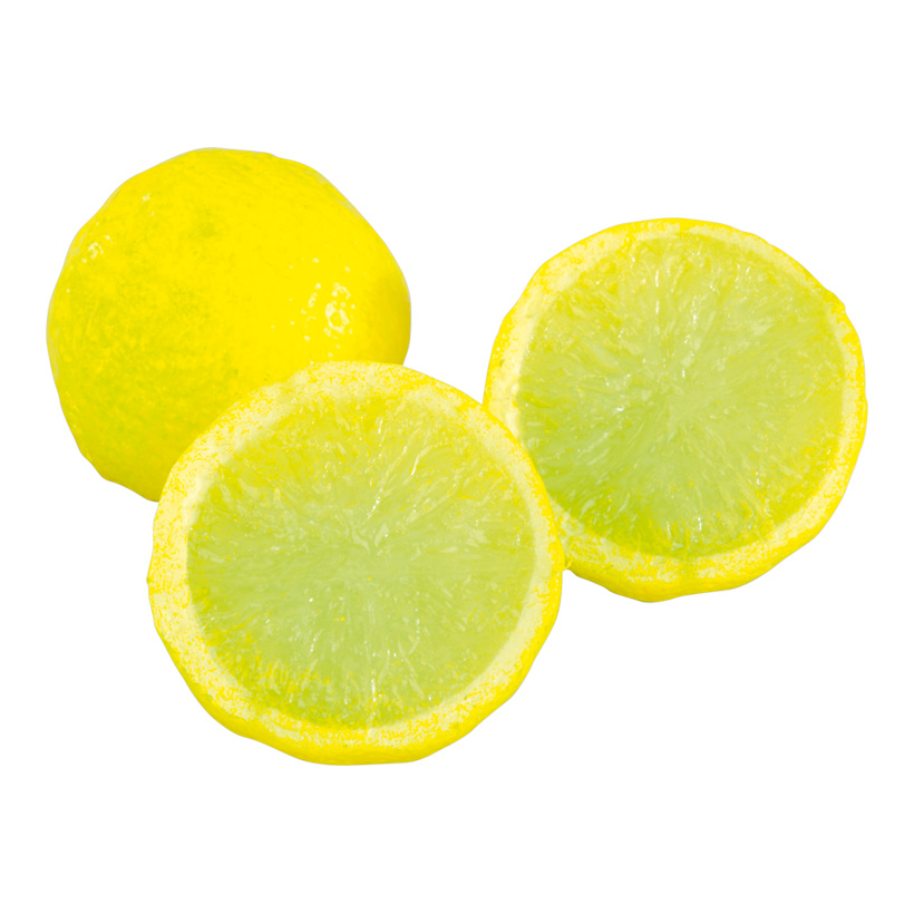 # Lemon halves, 4cm, 3pcs./bag, plastic