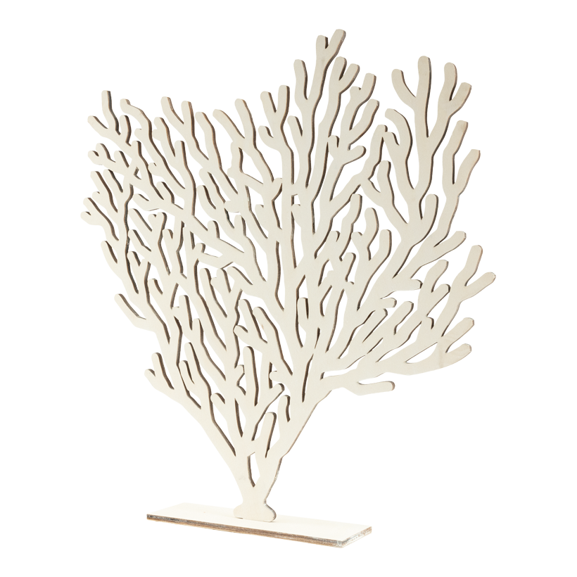 Koralle, 30cm 2-teilig, aus Holz, stehend