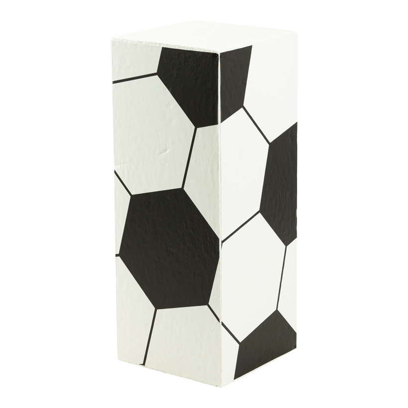 # Football pedestal, 40x15cm out of styrofoam, printed