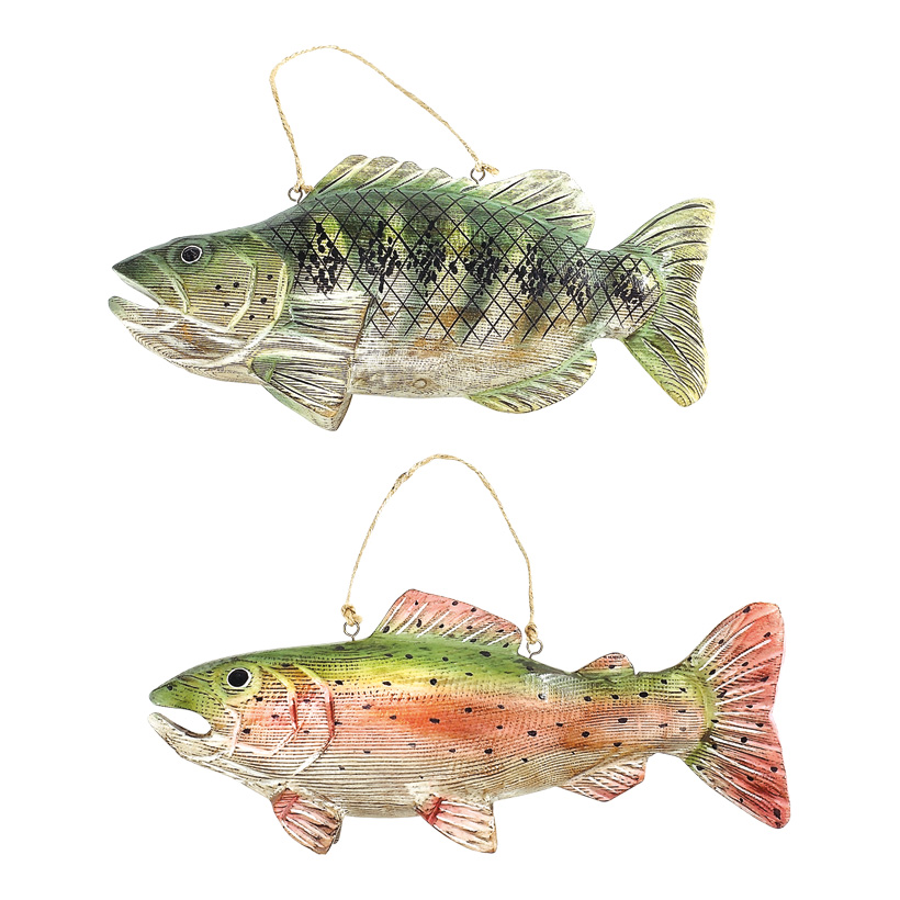 # Poissons 32 cm bois, 2 pcs./set