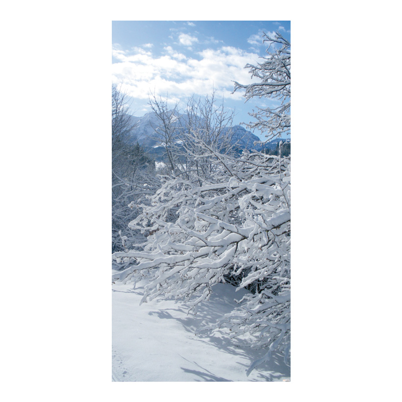 Motif imprimé  Branches de neige, 80x200cm papier