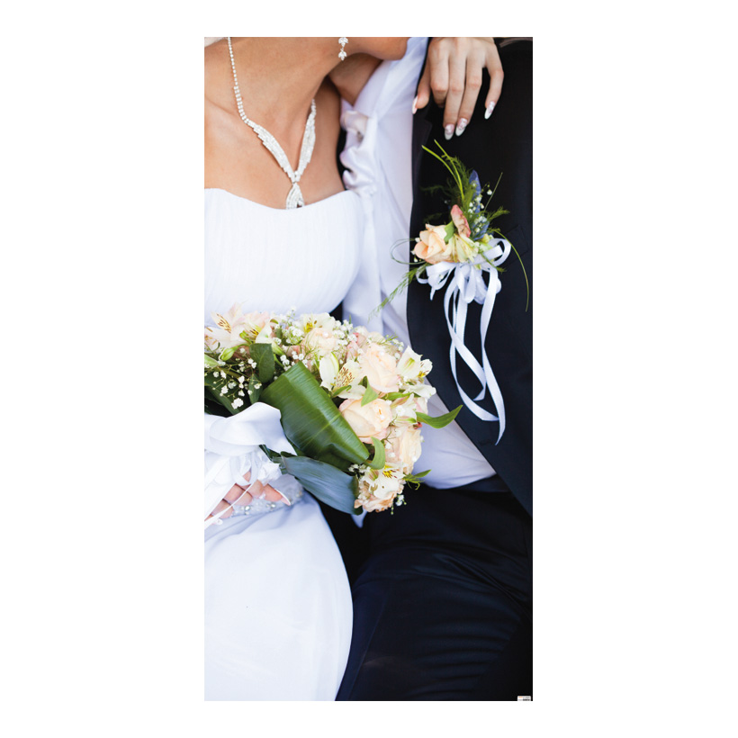 # Banner "Bridal Couple", 180x90cm fabric