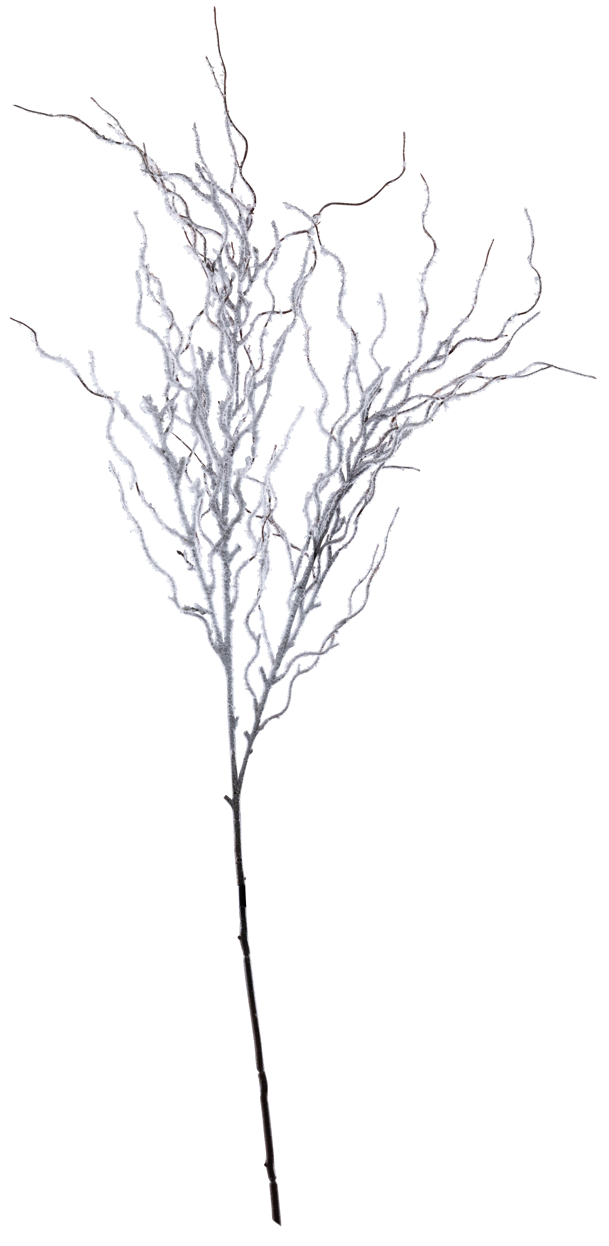 Zweig, 117cm aus Kunststoff, beschneit, biegsam