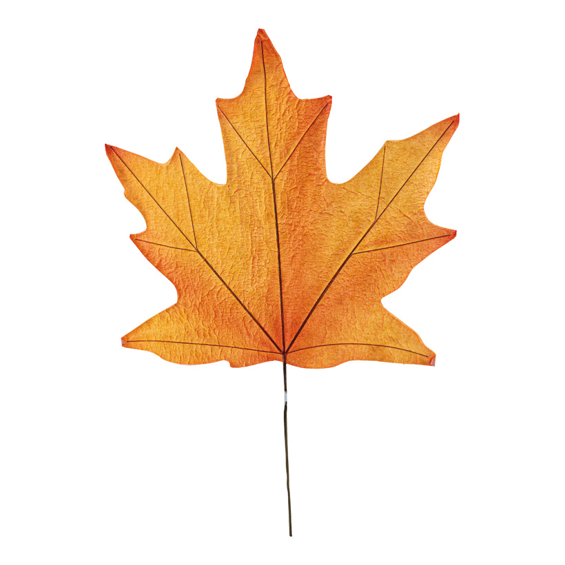 Maple leaf, 50x65cm Blattgröße: 49x43,5cm one-sided, out of paper