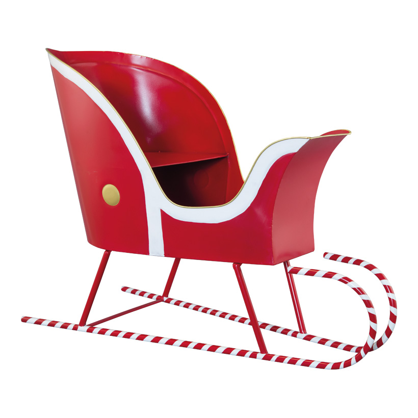 Schlitten, 75x34x57cm 2-teilig, aus Metall