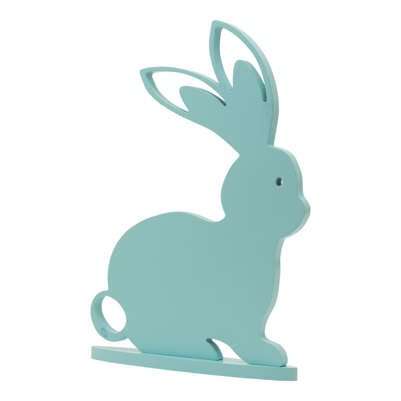 Lapin sur plaque de base 34x25cm Dicke12mm, en MDF